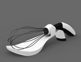 符合人体工程学的搅蛋器