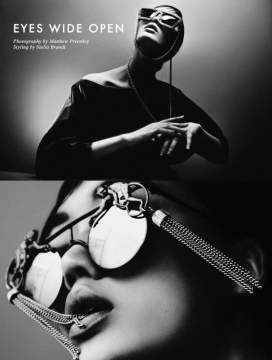 大眼界-捕捉一些很酷的墨镜人像，中国模式的外观搭配色彩鲜艳的时装