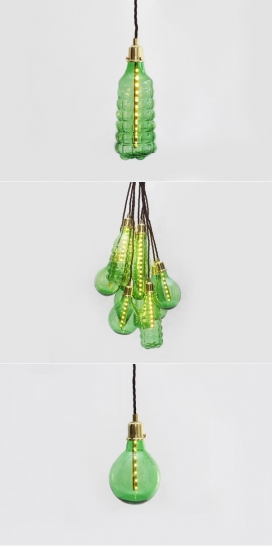 喜力瓶灯-灵感来自于1950年巴西的热带现代主义运动照明和家具