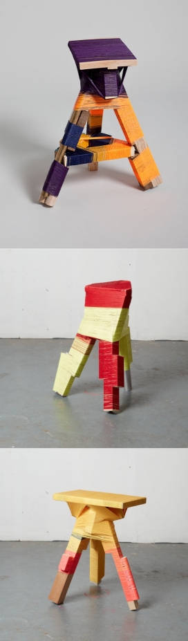 木胶涂覆的螺纹，无钉在一起的家居组件