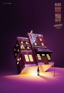 The Beers酒平面广告