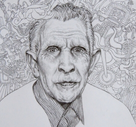 WE ARE WHAT WE BELONG手绘老人插画