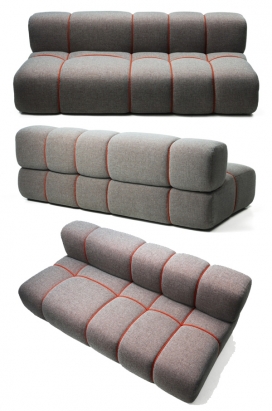 一个新的热情-绕绳沙发-采用100％新羊毛织物填充