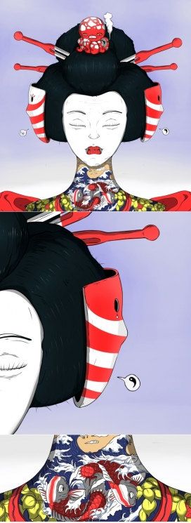 艺伎回忆录...用插画讲述她的生活