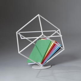 多边形雕塑杂志架-意大利设计师Marco Ripa作品