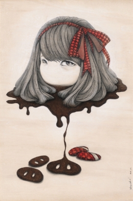 我有一个头-插画欣赏