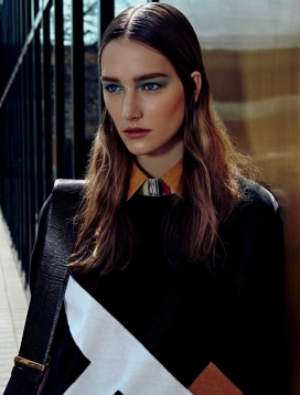 Bazaar芭莎巴西2013年8月-巴西风格的现代时尚时装女神