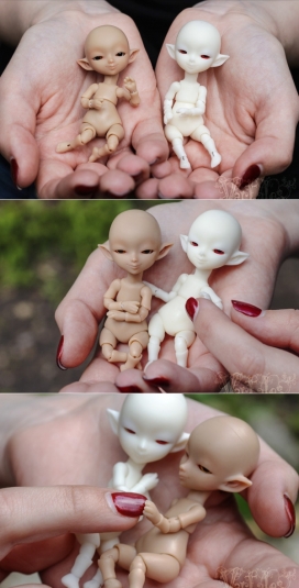 Milk and Toffee-外星人童话生物-树脂版微雕