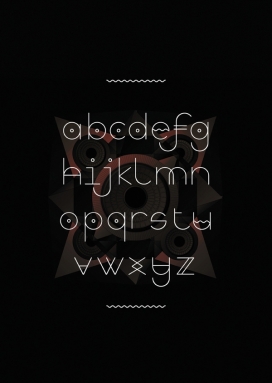 Mana Font UT字体排版设计-灵感来源魔术文化