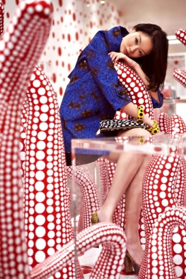 路易・威登圆点艺术人像