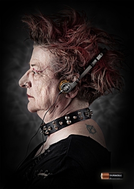 金霸王能量电池平面广告