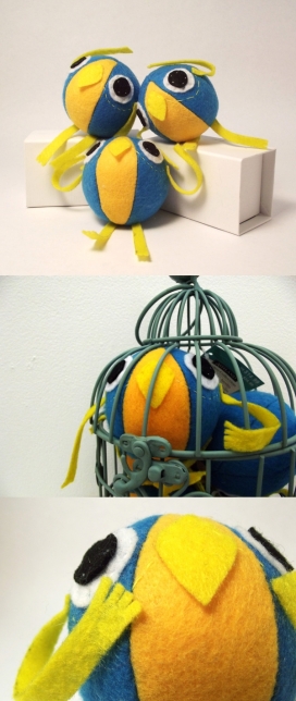 Promo Birds毛绒小鸟玩具