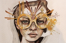 PORTRAITS STUDIES水彩人像插画创作过程