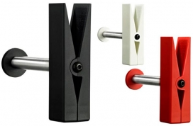 衣服针形墙钩-扣人心弦的“鸟嘴”衣夹-可以抓住松散的项目，如手套，杂志，甚至靴！