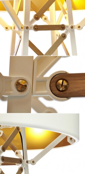 荷兰设计周-品牌MOOOI木架台灯设计