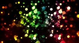 五颜六色的灯光