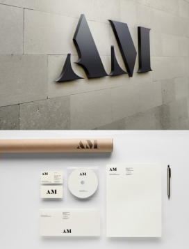 AM概念性的艺术品牌设计