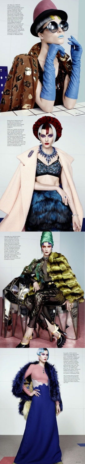 彩虹-凯瑟琳-ELLE美国2013年10月，时尚特立独行的状态