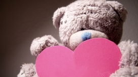 情人节的泰迪熊