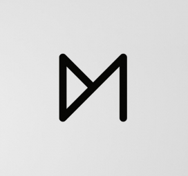 Minttulip品牌设计-符号类似重叠的郁金香花瓣字母
