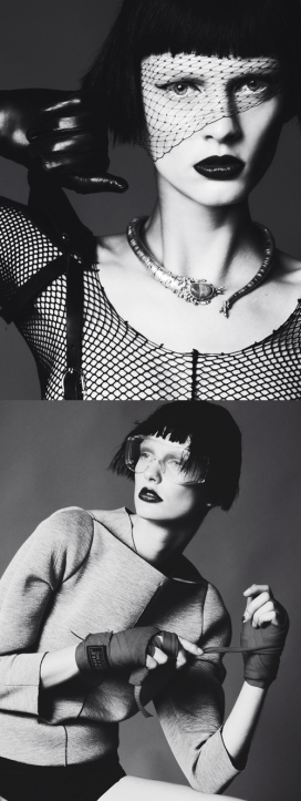 帕特里夏・范德・弗利特-美女黑白人像