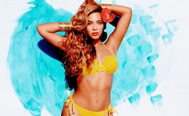 碧昂丝-美诱的金发美女