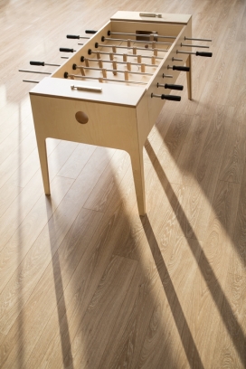 胶合板桌上足球