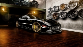 ferrari法拉利599 GTB跑车与轮毂