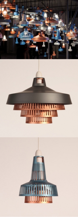 Apollo铝制灯罩吊灯