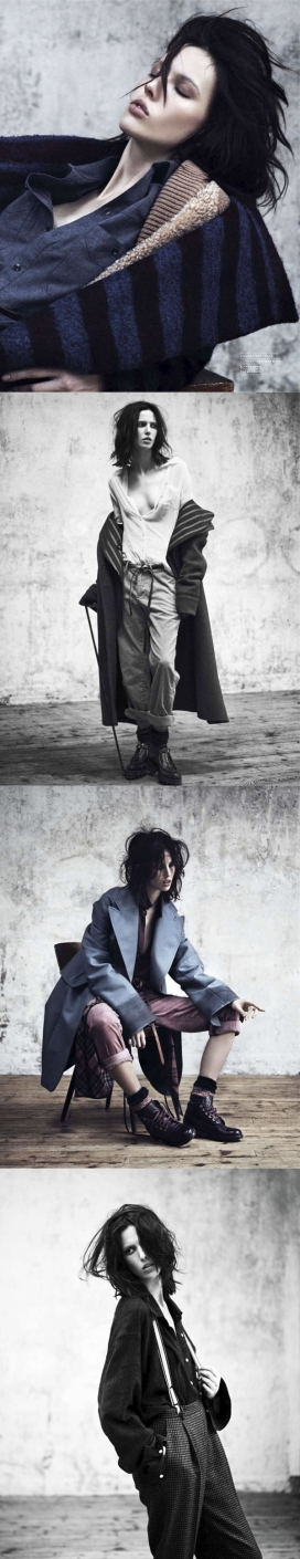 街头“流浪汉叫花“男装风格的女装时尚秀