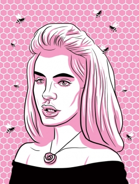 Portraiture画像插画