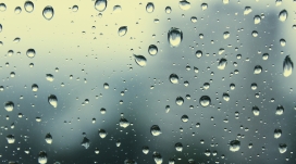 玻璃上的水珠