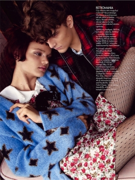 艾尔莎-ELLE波兰11月-朋克细腻风时装秀