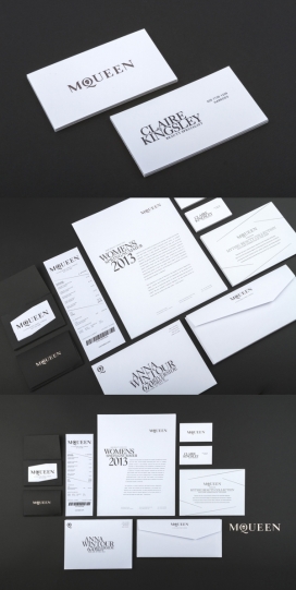 Alexander McQueen Rebrand品牌设计欣赏