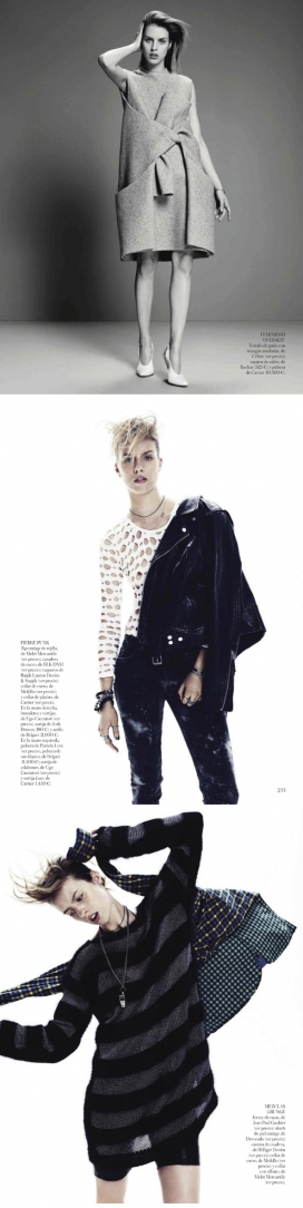 Vogue西班牙-炙手可热的时尚简约到“垃圾夫人”