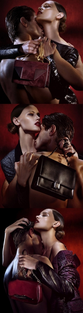 米拉-美诱的手袋广告人像