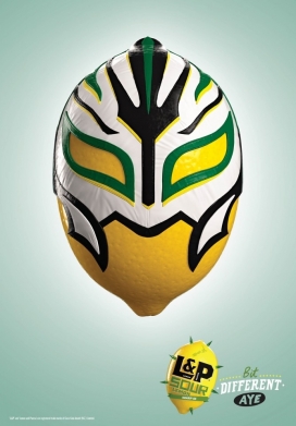 L&P Sour柠檬口味酸奶平面广告