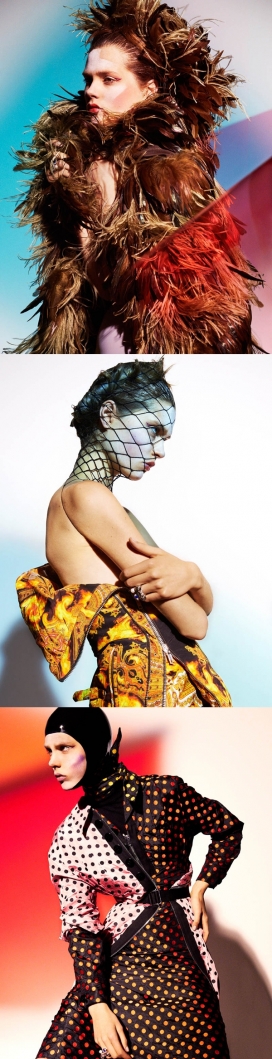 卡罗琳-丹麦模特卡罗琳尼尔森演绎时尚变态美容人像