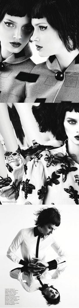 莉莉・唐纳森-时尚万花筒重影人像