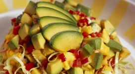 美味的蔬菜沙拉