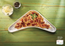 不要让你的食物回来-食品饮料平面广告