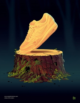 Soles of the week鞋插画