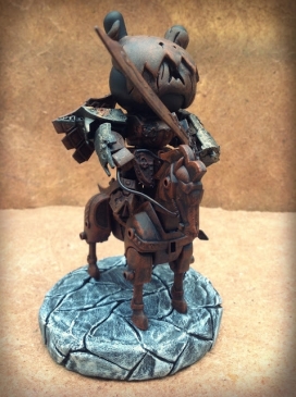 GYRANS-木雕骑士玩具