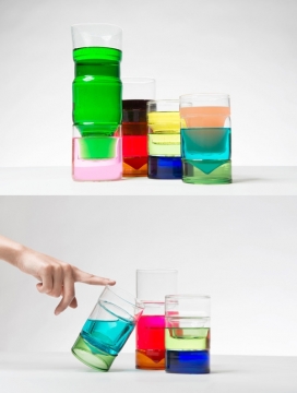 拉古纳玻璃器皿-灵感来自于海水中分离出来的一座泻湖