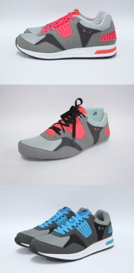 FilaT形锁运动跑鞋设计