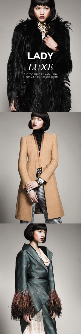 卡特琳娜兰斯-豪华夫人-大家闺秀的秋天女性时装风格-散发出纯粹的豪华精致