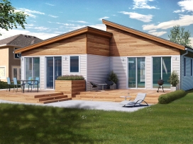 蓝光高科技公寓酒店-有3间卧室，2个浴室，约1880平方英尺，采用滑动玻璃门，最大限度地提高自然采光