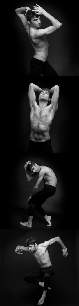 独舞者-酷男跳舞造型人像