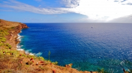 美丽的蓝色大海