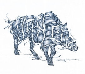 油墨印刷插画设计